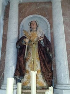 Santa Lucia de la Ermita del castillo de Cortegana, Huelva